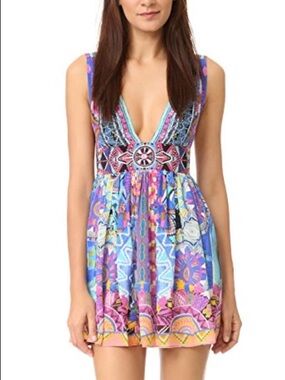 camilla fairy godmother dress Camilla Fairy Godmother Button Dress with Shaped Waist and